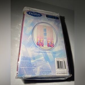 Disney Frozen Lights Off Room Darkening Drapery Panel 42 x 63 Pink Curtain